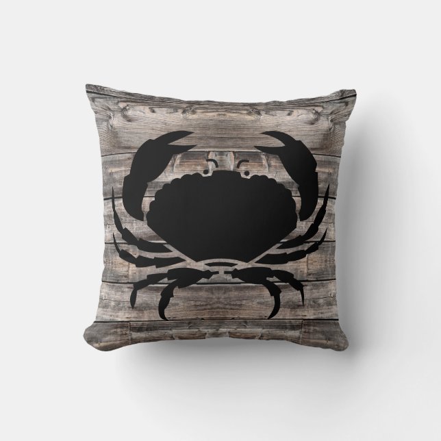 Cojín Decorativo CRAB náutico rústico | (Anverso)