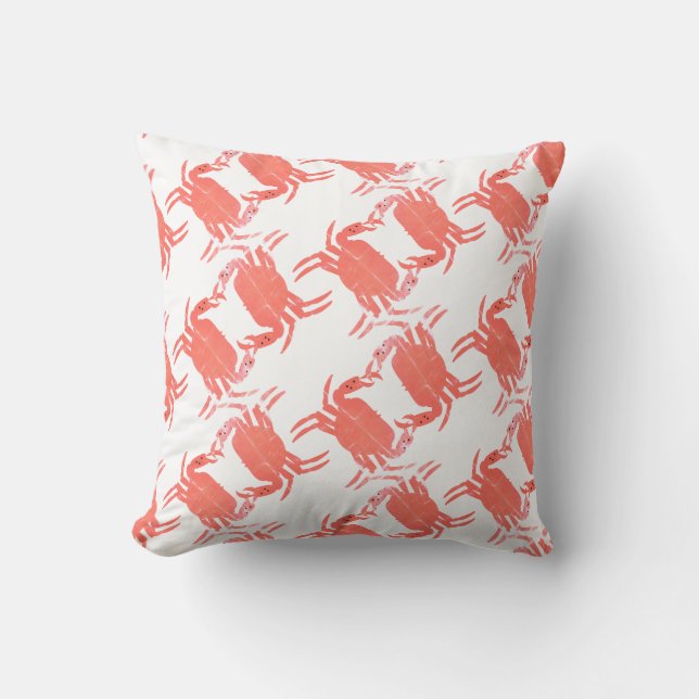 Cojín Decorativo Crab Ocean Beach Sea Creation (Anverso)