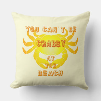 Cojín Decorativo Crabby Beach Pillow