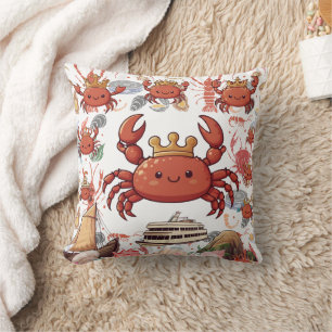 Cojín Decorativo Crabs Traveling Print