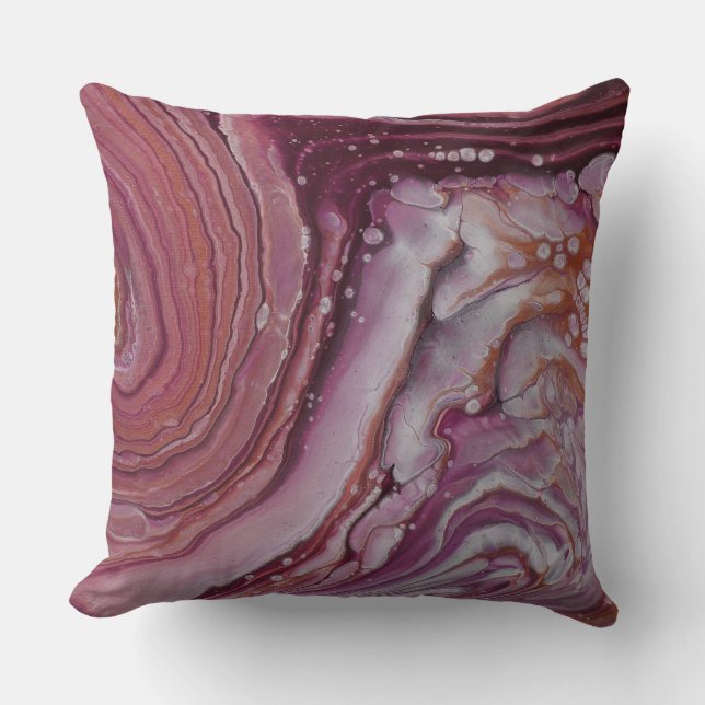 Cojín Decorativo Cranberry Field Throw Pillow (Anverso)