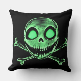 Cojín Decorativo 💀 Crâne Lumineux Halloween