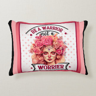 Cojín Decorativo Cráneo de azúcar rosa y Bonito