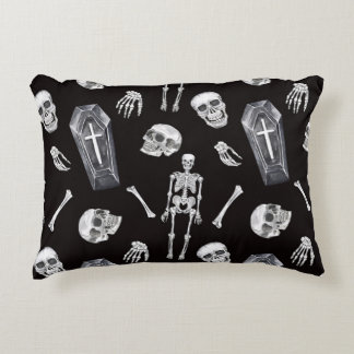 Cojín Decorativo Cránulos de Crepúsculo: Patrón de acuarela de Hall