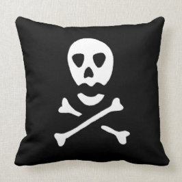 Cojín Decorativo Cránulos y huesos cruzados 1