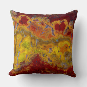 Cojín Decorativo Crayola Jasper rojo y amarillo