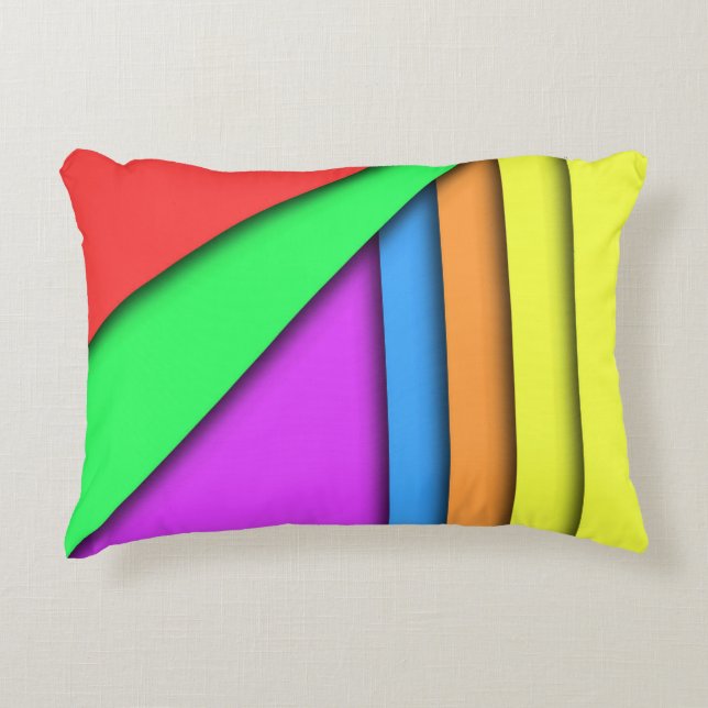 Cojín Decorativo Crayon Rainbow (Anverso)