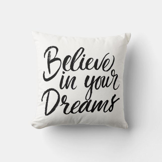 Cojín Decorativo Crea en sus sueños (Anverso)