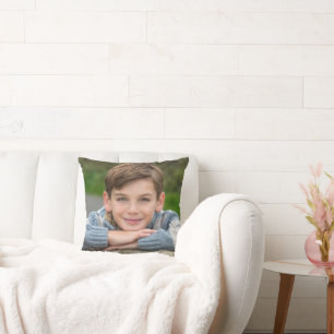 Cojín Decorativo Crea la foto de tu hijo personalizada doble cara