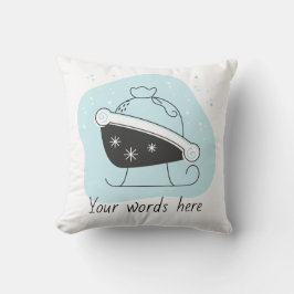 Cojín Decorativo Crea tu Propia Bolsa de Papá Noel para Navidad