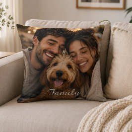 Cojín Decorativo Crea tu propia familia personalizada