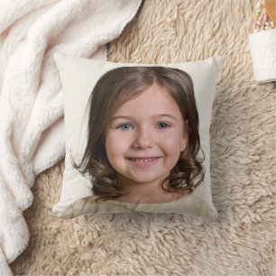 Cojín Decorativo Crea tu propia foto de niño personalizada