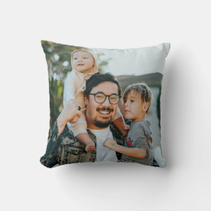 Cojín Decorativo Crea tu propia foto familiar personalizada