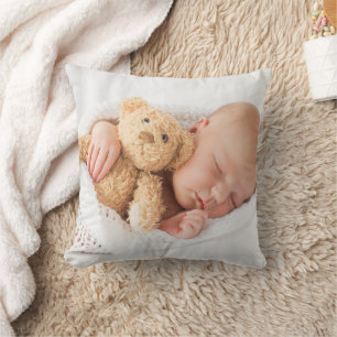 Cojín Decorativo Crea tu propia foto moderna personalizada de niños