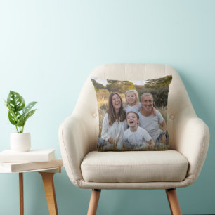 Cojín Decorativo Crea tu propia foto personalizada doble cara