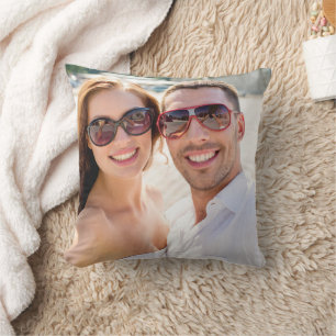 Cojín Decorativo Crea tu propia foto personalizada doble faz