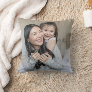 Cojín Decorativo Crea tu propia foto personalizada Mamá y Yo