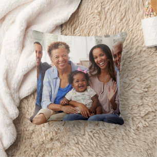 Cojín Decorativo Crea tu propia imagen personalizada de dos fotos a