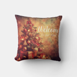 Cojín Decorativo Crea tu propio árbol de Navidad cálido