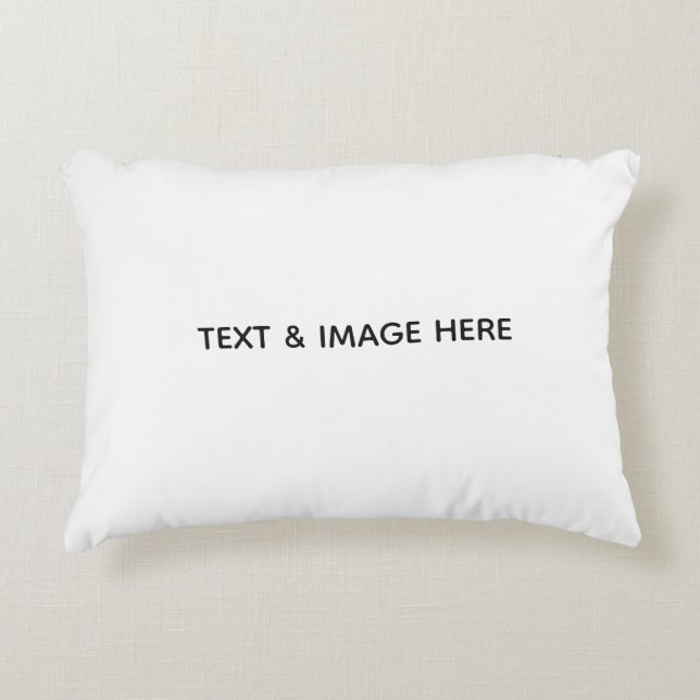 Cojín Decorativo Crea tu propio blanco (Anverso)