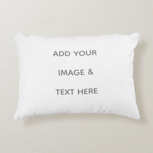 Cojín Decorativo Crea tu propio blanco  (Anverso)