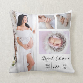 Cojín Decorativo Crea tu propio embarazo y foto para el bebé