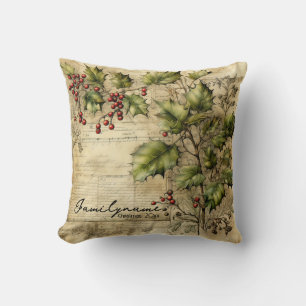 Cojín Decorativo Crea tu propio Ephemeris de Holly Vintage