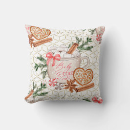 Cojín Decorativo Crea tu propio frío fuera de la crema de cacao y e