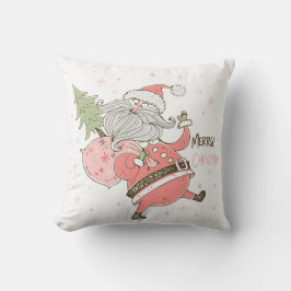 Cojín Decorativo Crea tu propio Santa blanco caprichoso