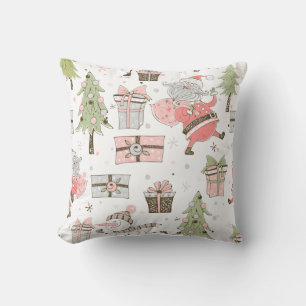 Cojín Decorativo Crea tu propio y caprichoso Santa y Snowman