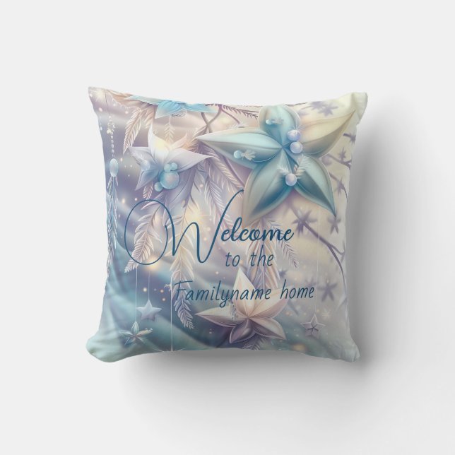 Cojín Decorativo Crea tus propias estrellas y perlas irlandesas (Anverso)