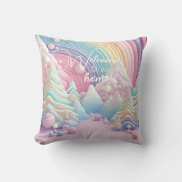 Cojín Decorativo Crea tus propios árboles navideños con caramelos a