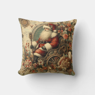 Cojín Decorativo Crea tus propios Navidades victorianos Santa Sleig