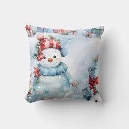 Cojín Decorativo Crea tus propios regalos en la nieve