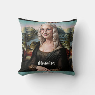 Cojín Decorativo Crea una cara divertida personalizada 