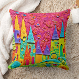 Cojín Decorativo Creación de arcilla innovadora y colorida