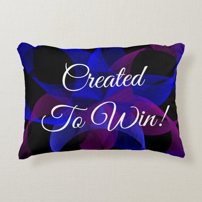 Cojín Decorativo Creado Para Ganar El Pilar De Acento Geométrico (Anverso)