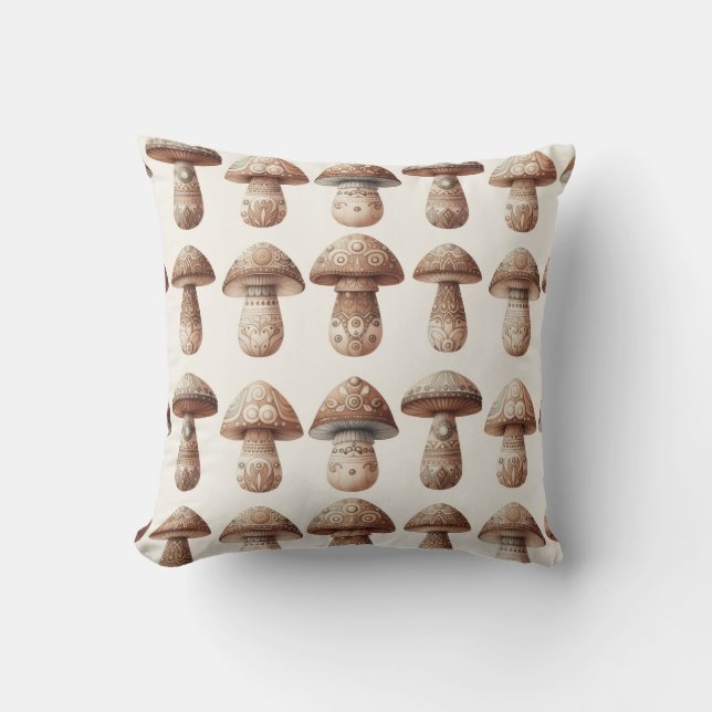 Cojín Decorativo Creador de Hongos (Anverso)
