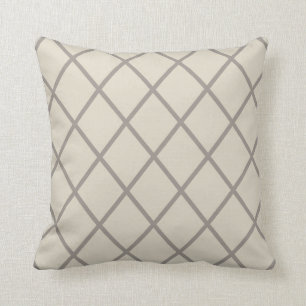 Cojín Decorativo Cream Argyle Pillow