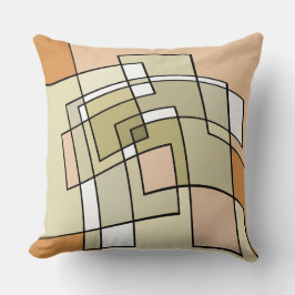 Cojín Decorativo Cream Pastel Autumn Resumen Arte