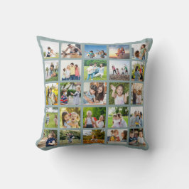 Cojín Decorativo Crear su propio Collage de fotos 25 editable