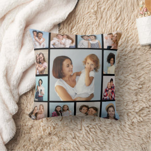 Cojín Decorativo Crear su propio Collage de fotos de 13