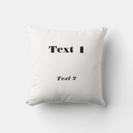 Cojín Decorativo Crear su propio nombre de texto Pillows Impresión 