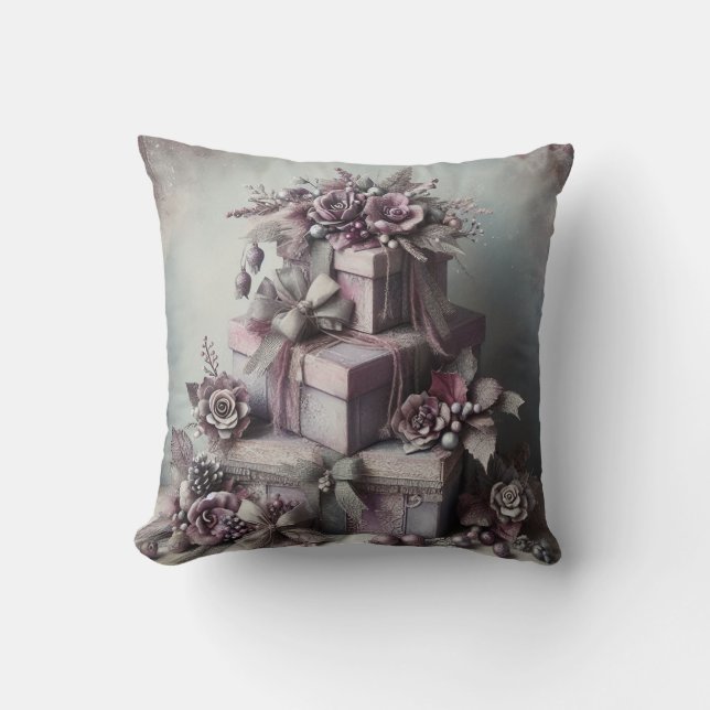 Cojín Decorativo Crear su propio Rosa púrpura (Anverso)