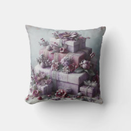 Cojín Decorativo Crear sus propios presentes románticos púrpura