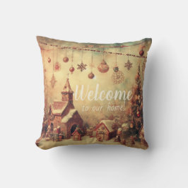 Cojín Decorativo Crear tu propia aldea de Navidades