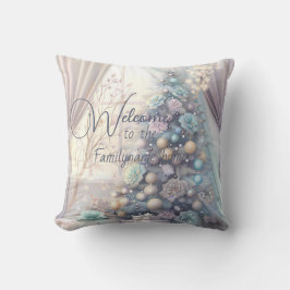 Cojín Decorativo Crear tu propio árbol de Navidad de suculentos