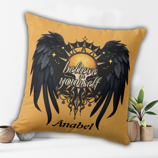 Cojín Decorativo Créate en ti mismo, una carta (Subido por el creador)