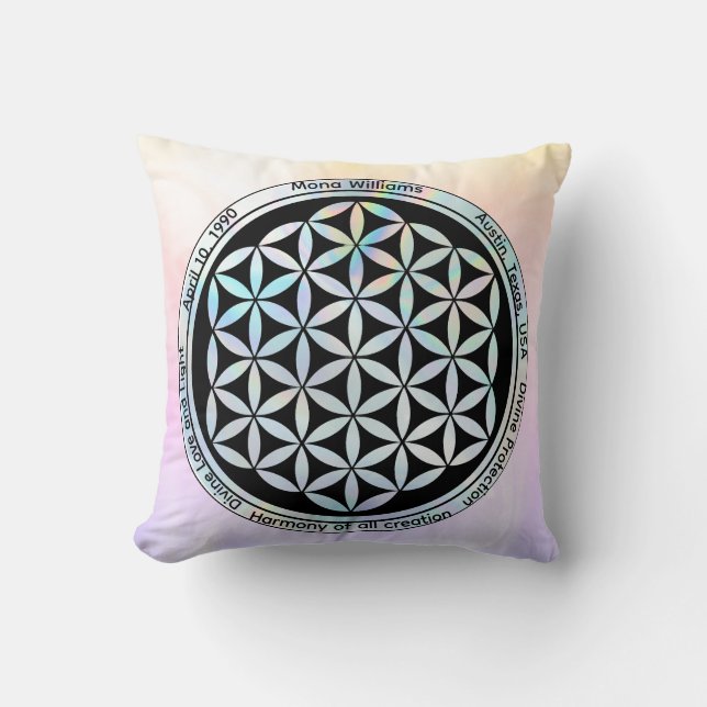 Cojín Decorativo Creation Harmony Symbol  (Anverso)