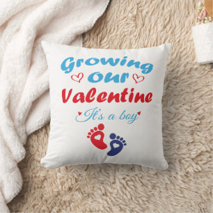 Cojín Decorativo Crecer nuestro San Valentín es un nuevo embarazo d